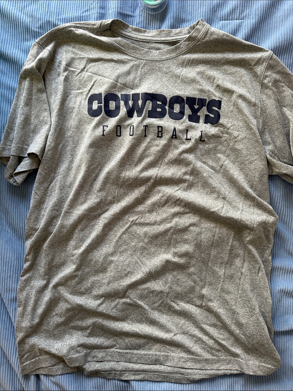 Nike Cowboys Football Graphic Tee - Gray